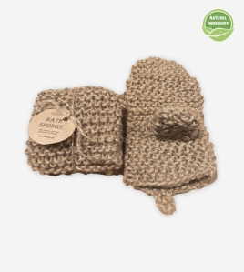 “Mitten” Jute Sponge