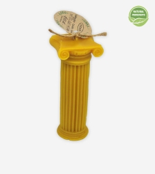 “Column” Beeswax Candle