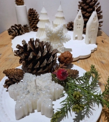 “Snowflake” Candle, v.2