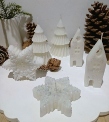 “Snowflake” Candle, v.2