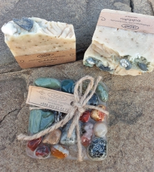 Soap Dish with stones